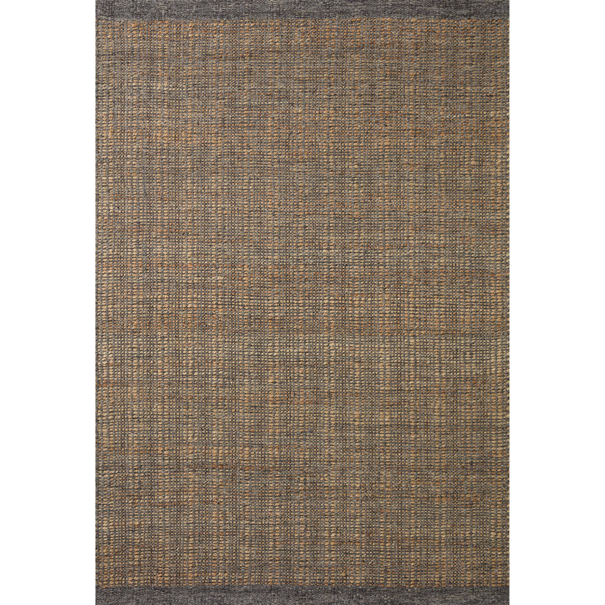 Jean Stoffer x Loloi 2'6" 7'6" Charcoal/Natural Cornwall CRN - 01 Runner Area Rug