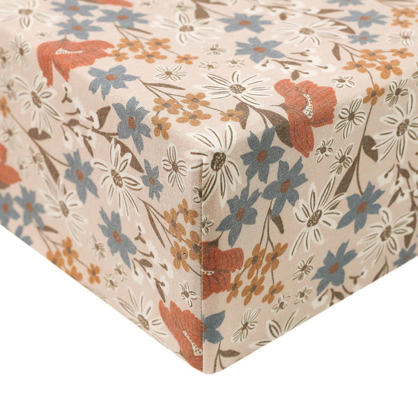 Copper Pearl Premium Knit Fitted Crib Sheet - Eden