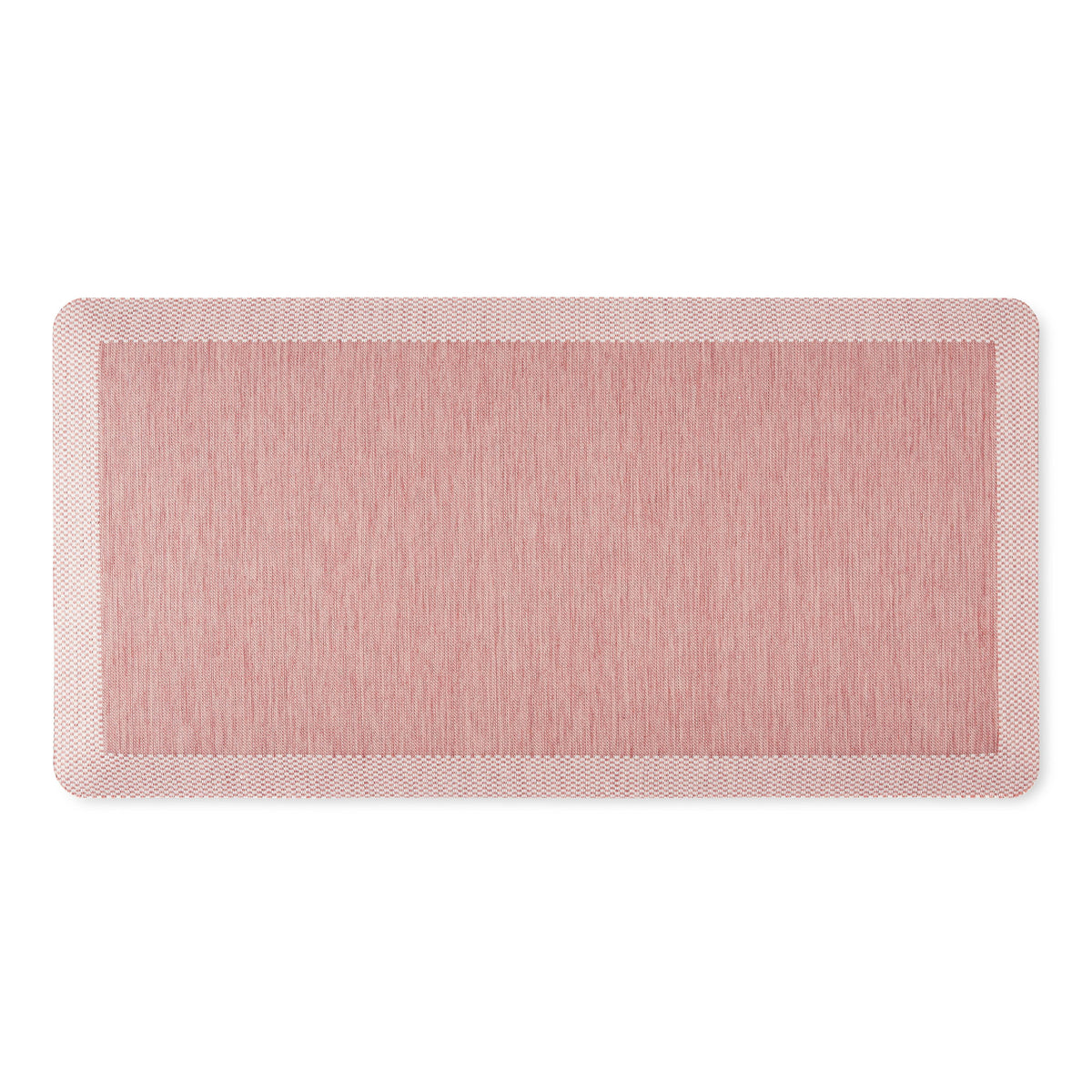 Martha Stewart Mira Modern Heathered Anti - Fatigue Air - Infused Kitchen Mat, Spice Red, 19.6"x39"