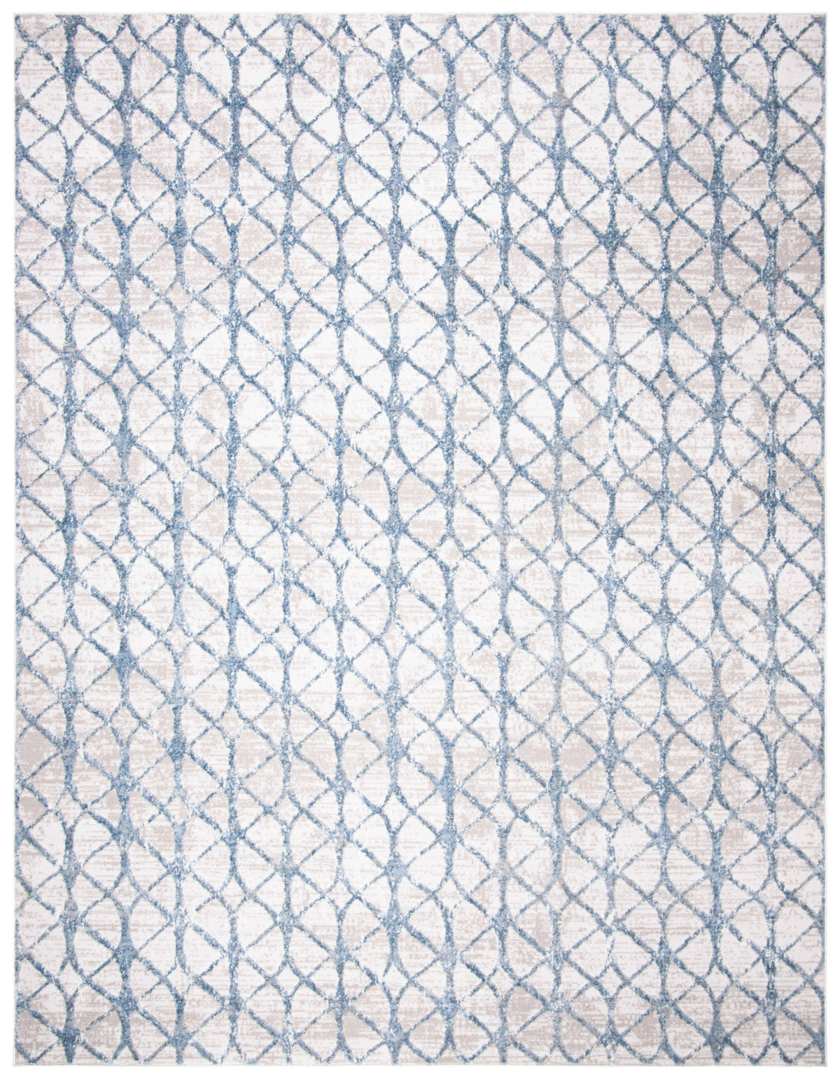 Safavieh Amelia Floella Geometric Distressed Area Rug, Grey/Blue, 5'3" x 5'3" Square