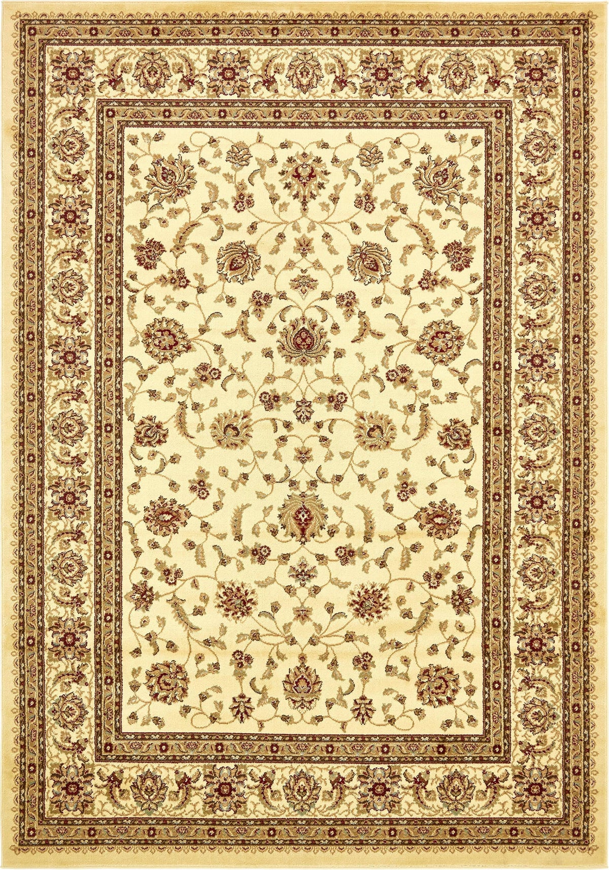 Unique Loom Voyage St. Louis Ivory 8' 0 x 11' 4 Area Rug