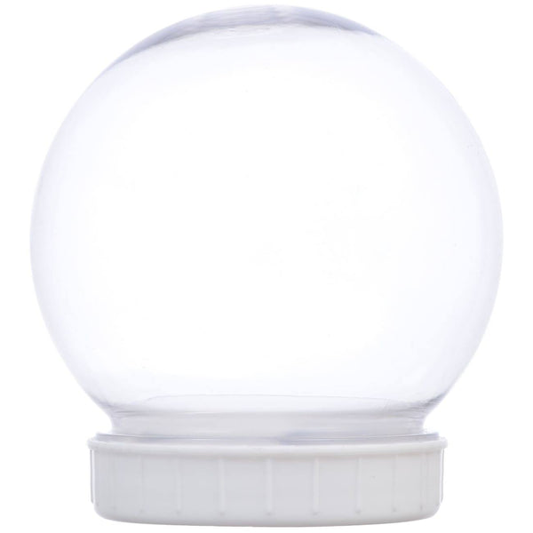 Christmas House Plastic DIY Snow Globes, 100 - mm.