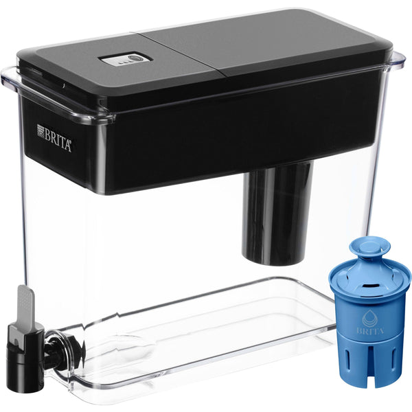 Brita XL Water Filter Dispenser for Tap and Drinking Water with 1 Elite Filter, Reduces 99% of Lead, Lasts 6 Months, 27 - Cup Capacity, BPA Free,