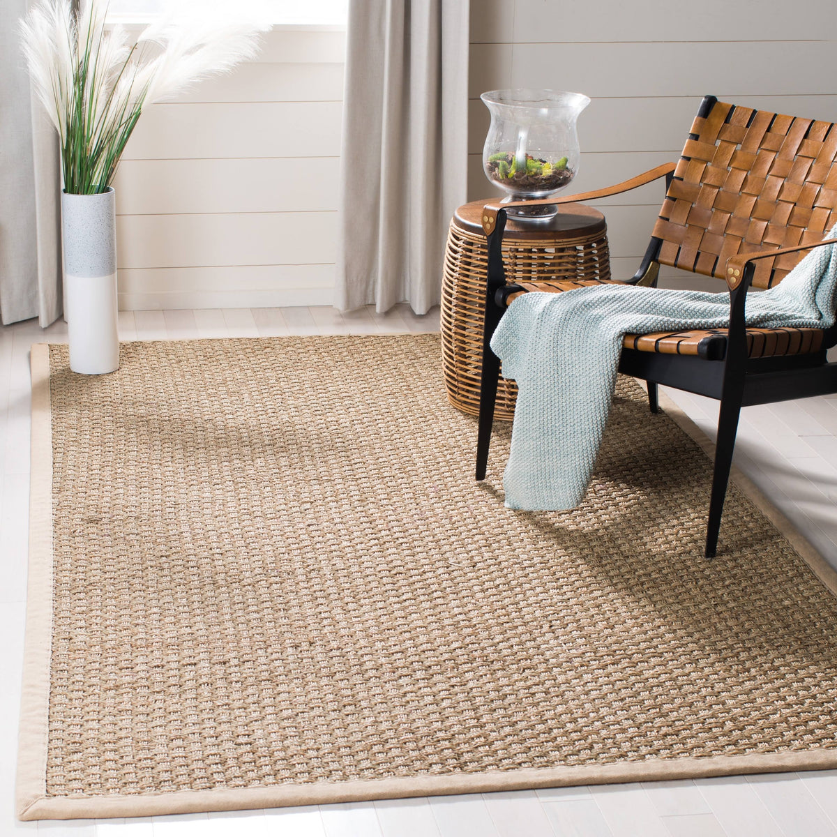 Safavieh NF114A Natural Fiber Area Rug, Natural/Beige 5 - ft x 8 - ft