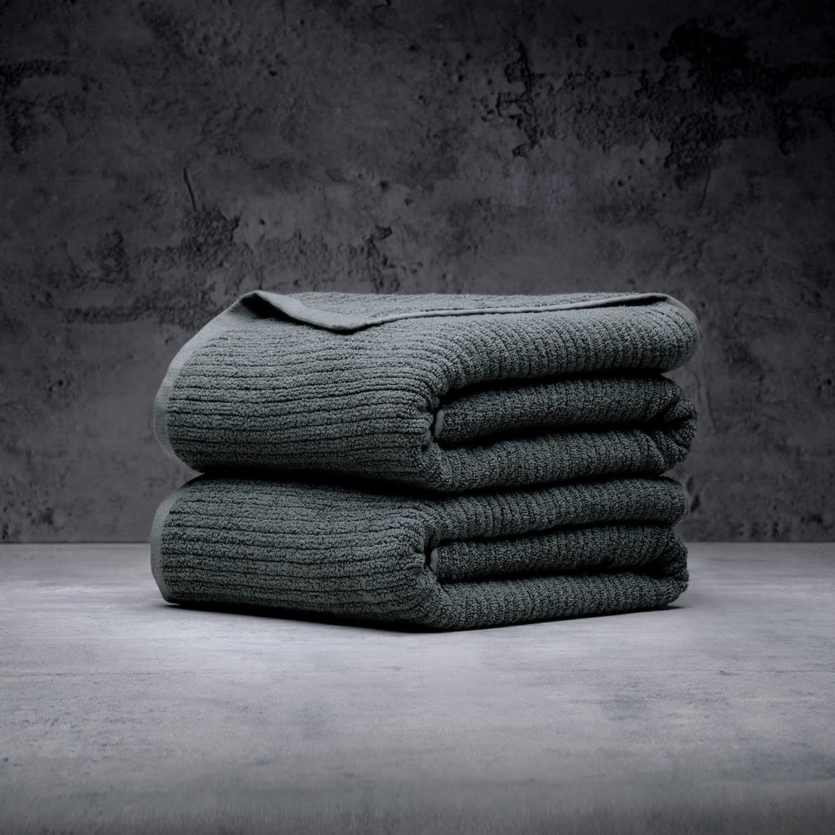 LUXOME Plush Performance 2 - Piece Bath Sheet Set - Oversized for 50% More Coverage - Highly Absorbent - 36" W x 70" L - Fossil (Charcoal)