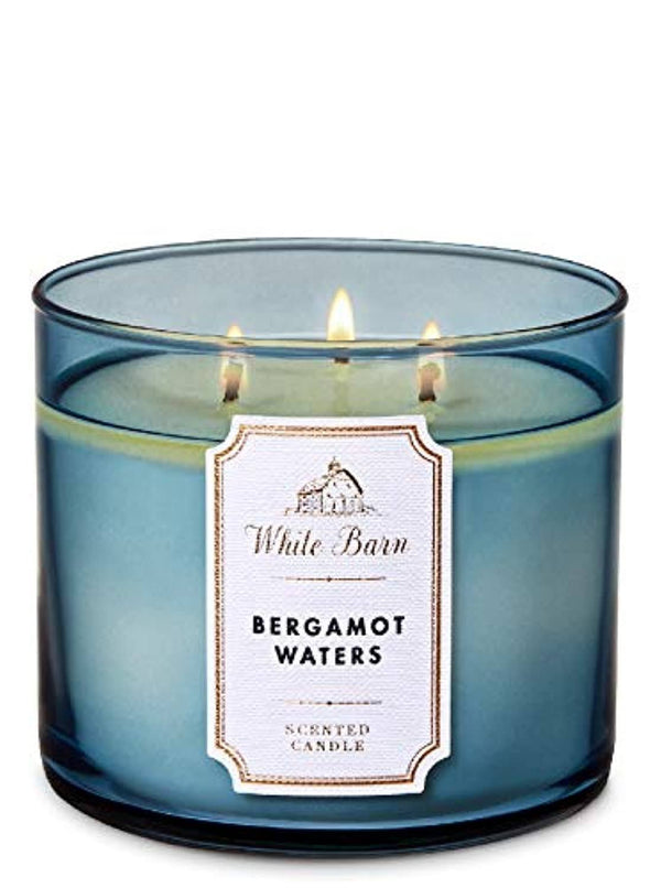 Bath & Body Works Accents - Bergamot Waters Candle - Color: Blue - Size: Os - Chicgeek18's Closet