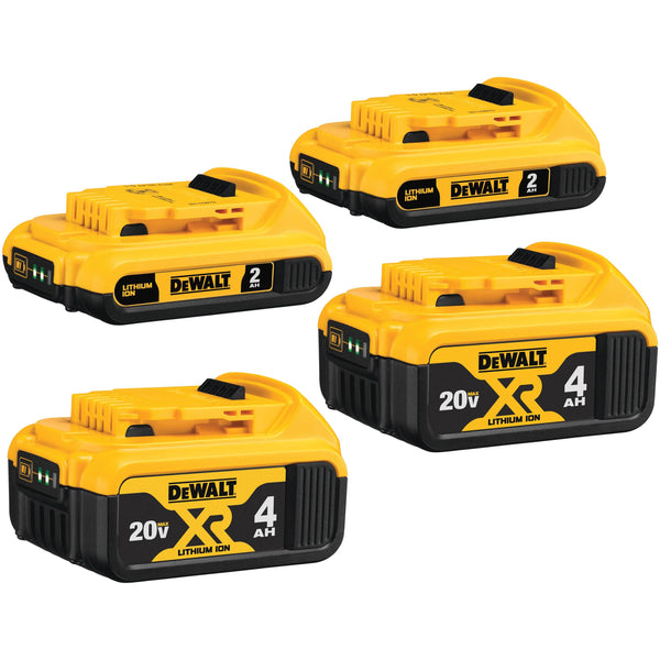 DeWalt DCB324 - 4 20V MAX* Lithium Ion Battery 4 Pack