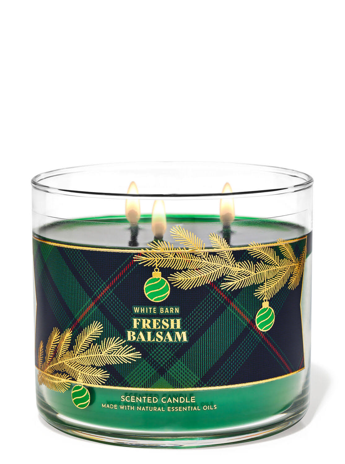 Bath & Body Works Accents - Fresh Balsam 3 - Wick Candle Nwt - Color: Gold/Green - Size: Os - Jayplusgoods's Closet