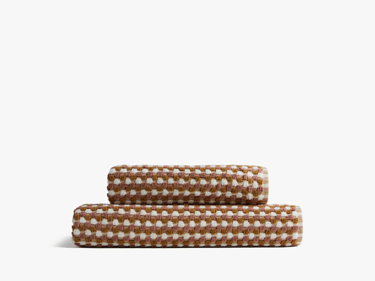 Parachute Organic Mosaic Bath Towel