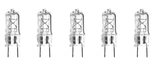 (5 - Pack) G8 Lighting Halogen Bulbs, JCD Type, G8 Base, 120V 50W, Set