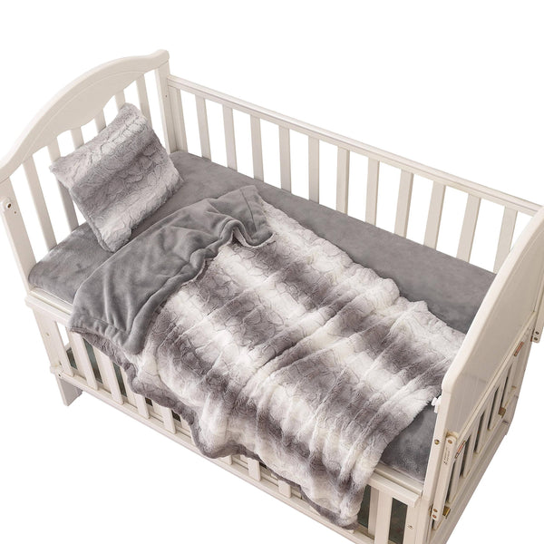 Bella & Saul Standard Crib Bedding Set - Toddler Bed 52x28 - Crib Bedding Set Girl - Baby Bedding Crib Set Boy - Nursery Bedding Set - Crib Comforter