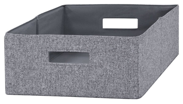 Better Homes & Gardens Half - Size Fabric Storage Bin, Gray