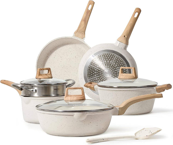 Carote 10 - Piece Granite Cookware Set A02114 - SA