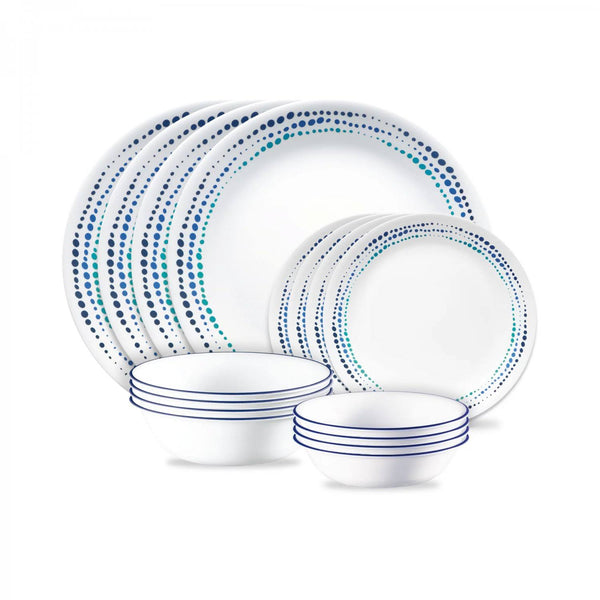 Corelle Ocean Blues 18 - Piece Dinnerware Set Service for 6