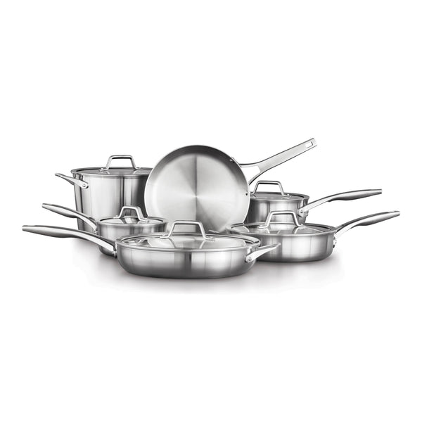 Calphalon Premier 11 - Piece Stainless Steel Cookware Set