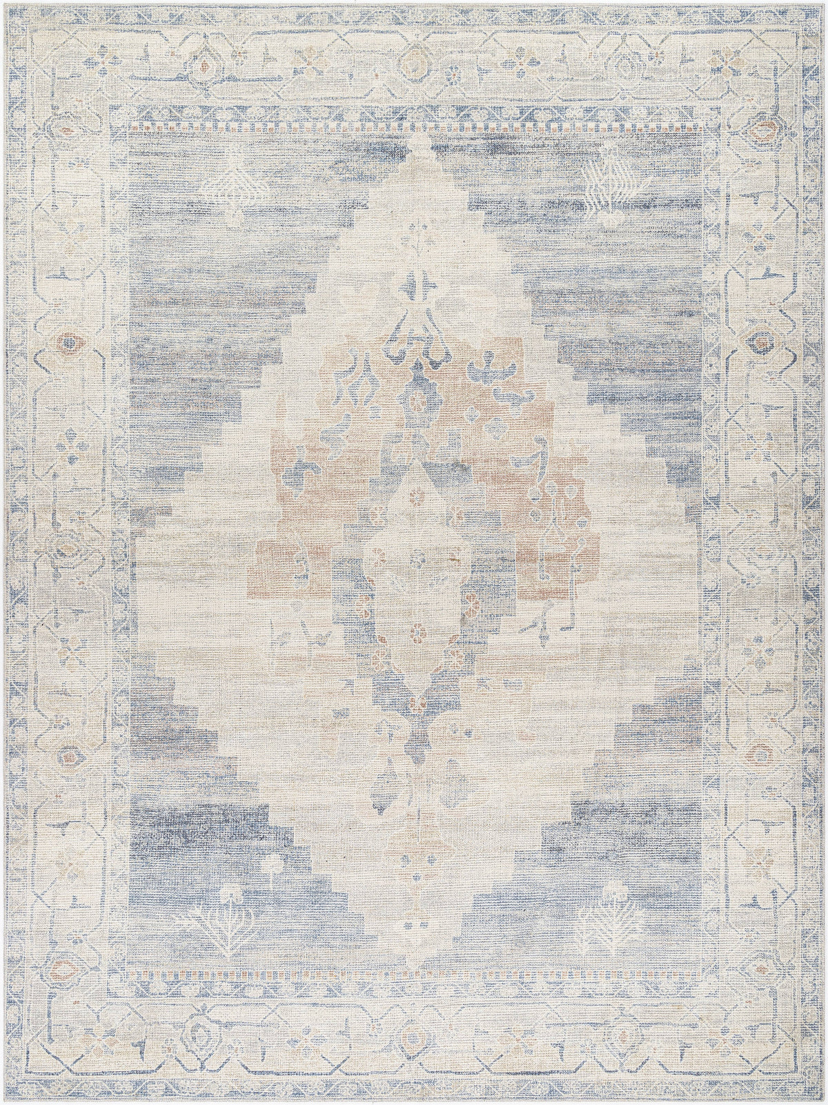 Becki Owens x Surya Luca Area Rug - 6'7" x 9' - Pewter