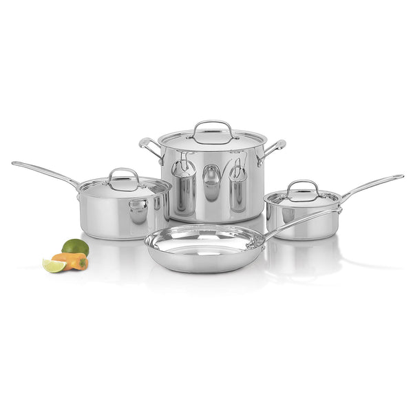 Cuisinart 7 - Piece Chef's Classic Stainless Cookware Set (77 - 7P1)