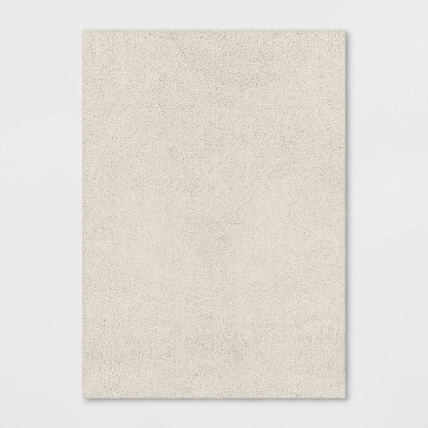 5'x7' Shag Rug Ivory - Room Essentials