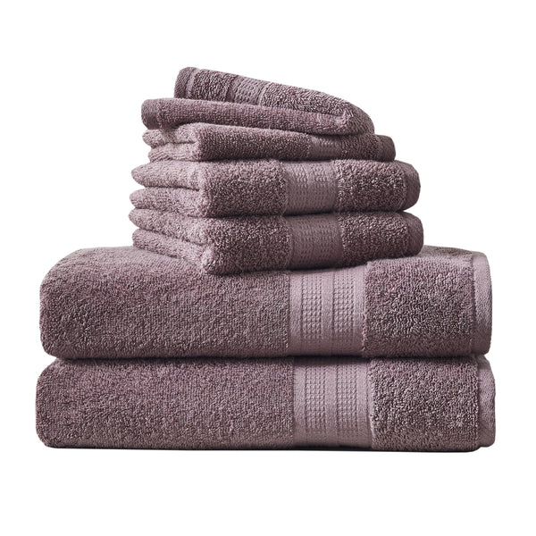Better Homes & Gardens 6 - Piece Bath Towel Set, Solid Purple, Size: 6 Piece Set (Solid)