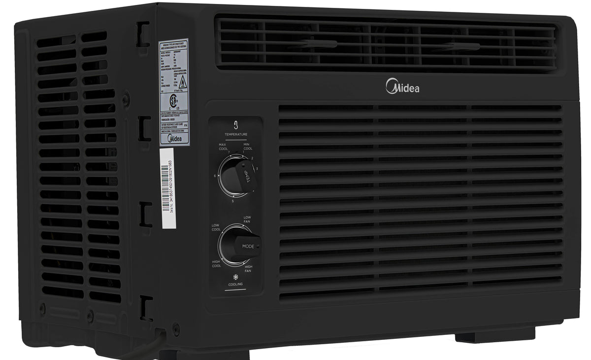 Midea 5, 000 BTU 115V Mechanical Window Air Conditioner, Black