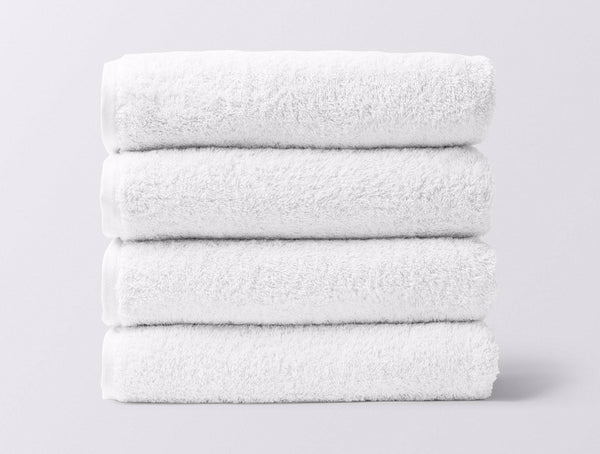 Coyuchi Cloud Loom Organic Towels - Set of 4 Bath Towel Alpine White