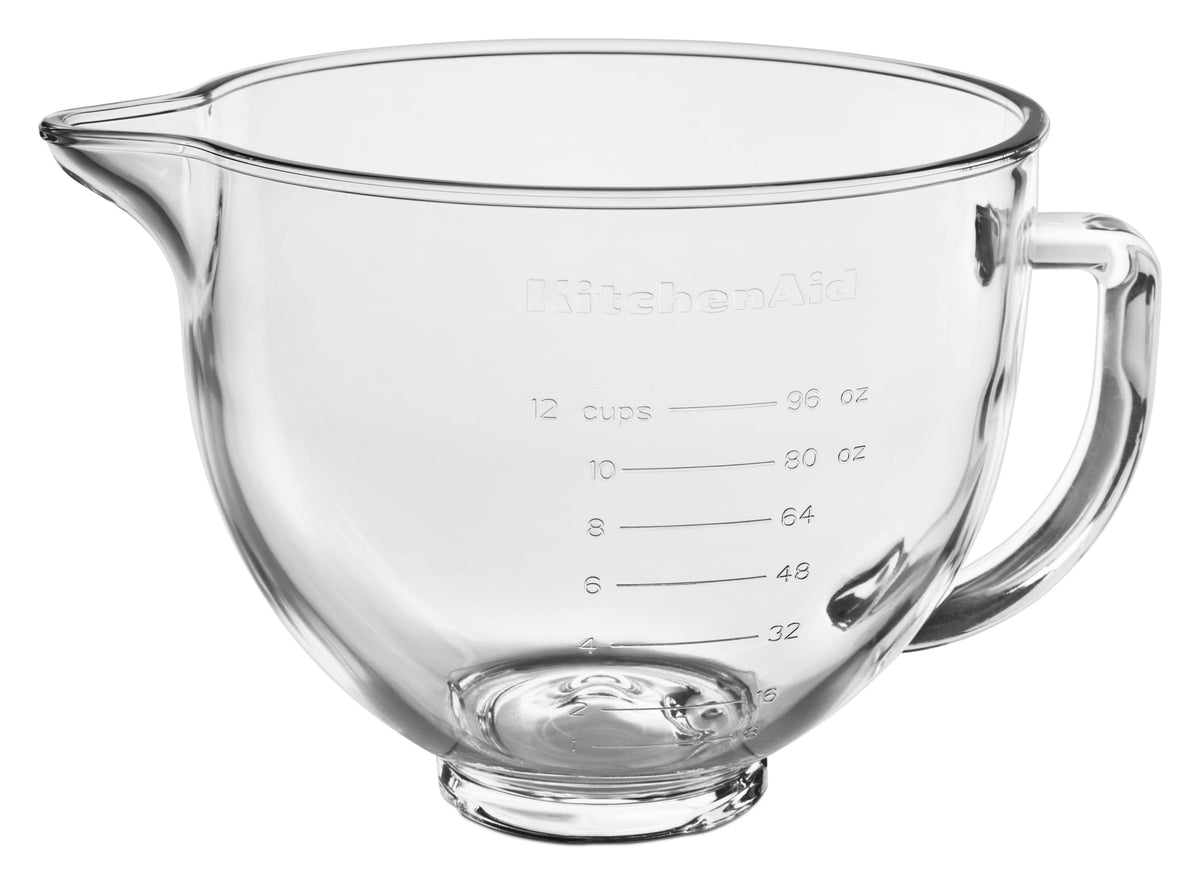 KitchenAid KSM5NLGB 5 Quart Tilt - Head Glass Bowl with Measurement Markings - Each